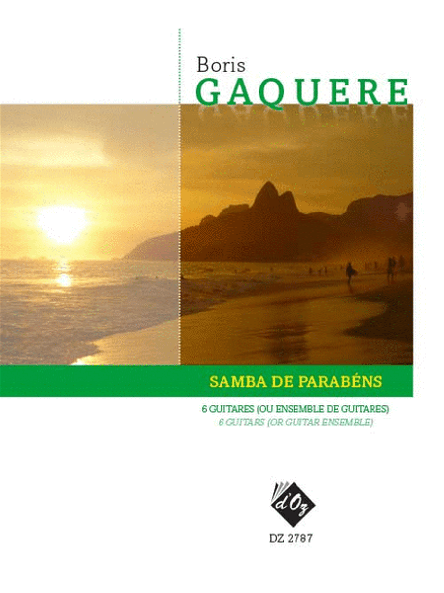 Samba de Parabéns Guitar Ensemble scores gallery preview page 1