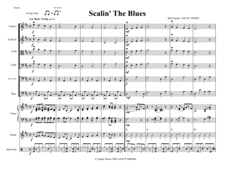 Scalin"The Blues for Jazz String Orchestra image number null