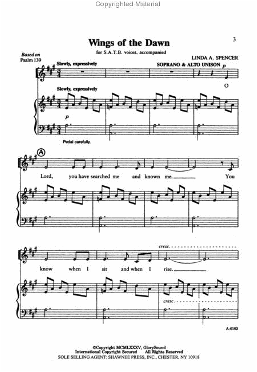 Wings of the Dawn Wings of the Dawn 4-Part scores gallery preview page 2