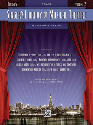 Book cover for Singer's Library of Musical Theatre – Vol. 2