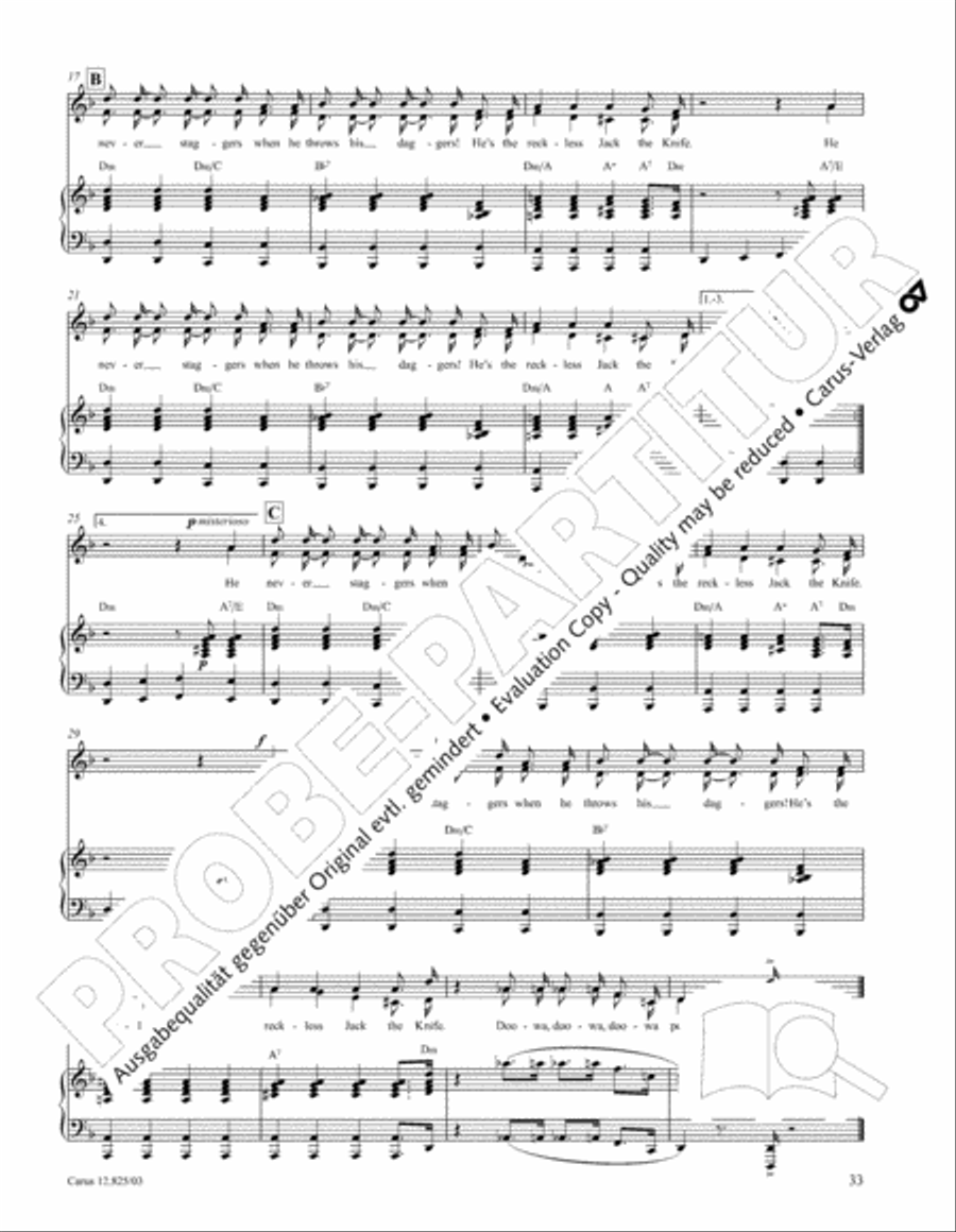 Circus Allegro Circus Allegro Choir scores gallery preview page 34