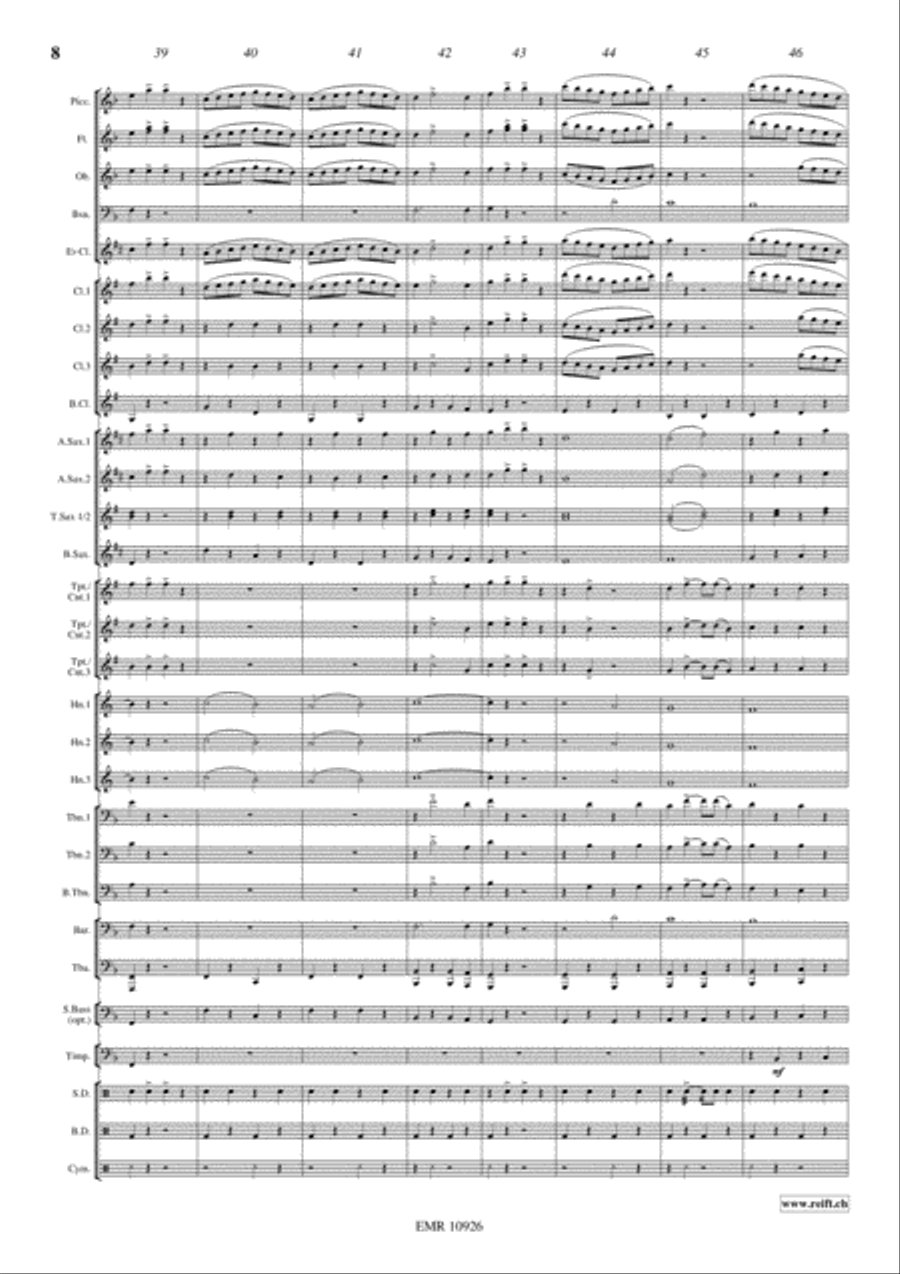 Niagara Falls Concert Band scores gallery preview page 9