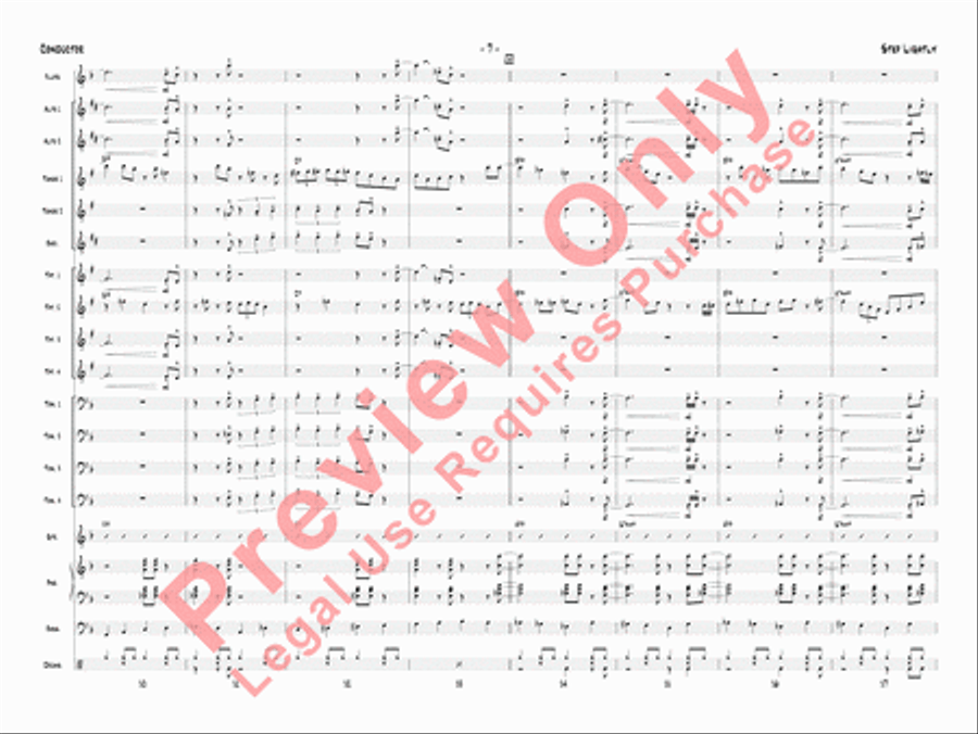 Step Lightly Jazz Ensemble scores gallery preview page 10