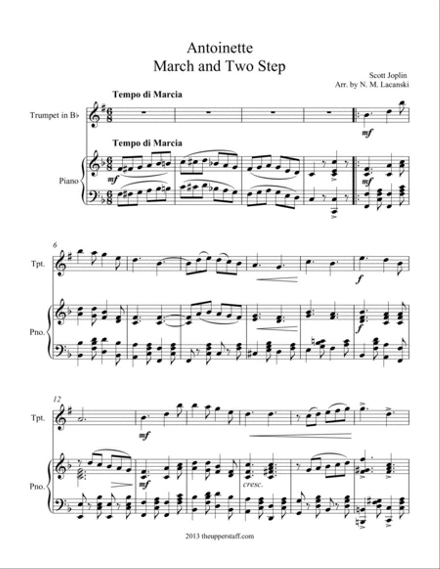 Antoinette B-Flat Trumpet scores gallery preview page 3