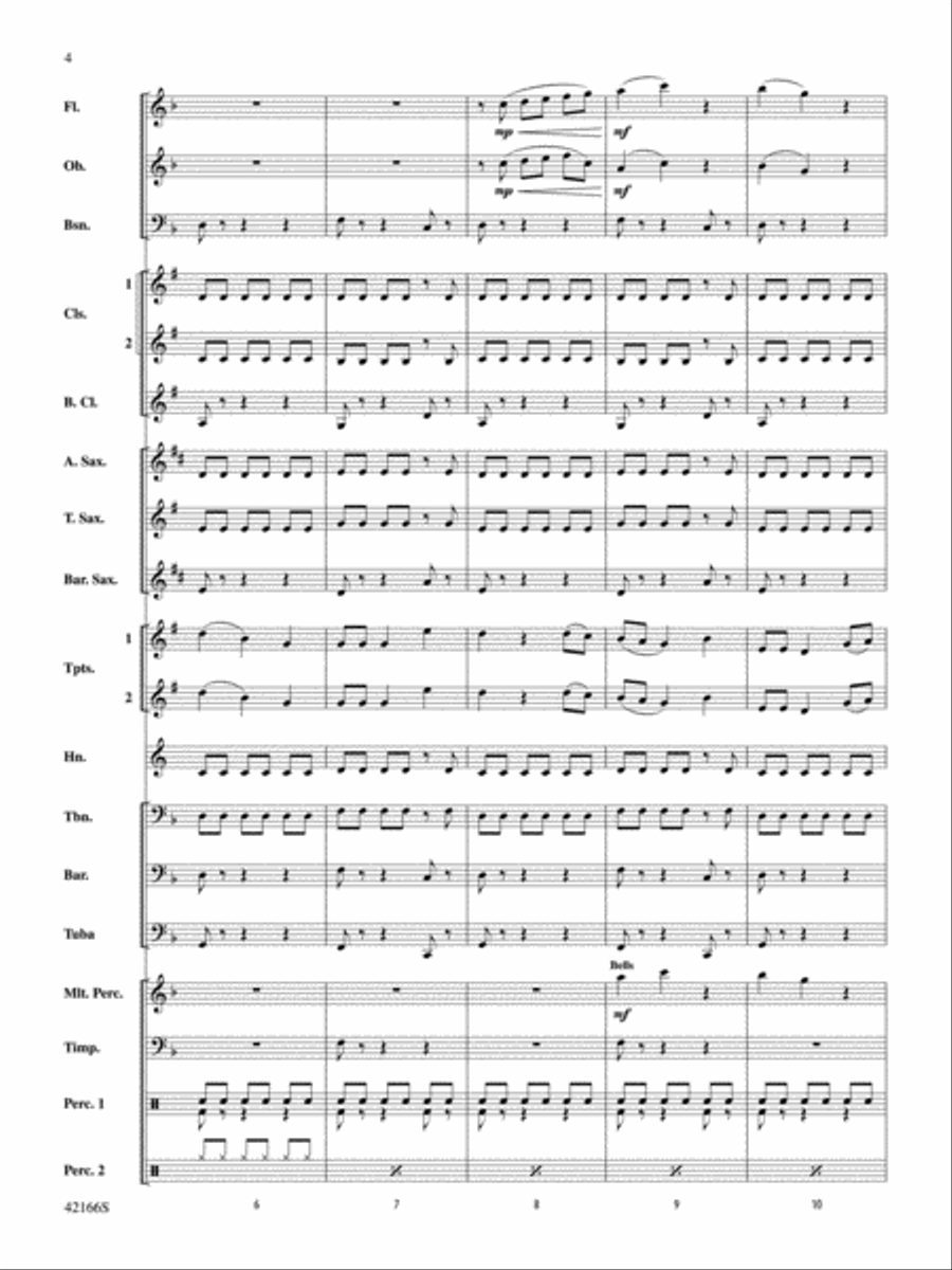 A Merrie Olde Christmas: Score Concert Band scores gallery preview page 4