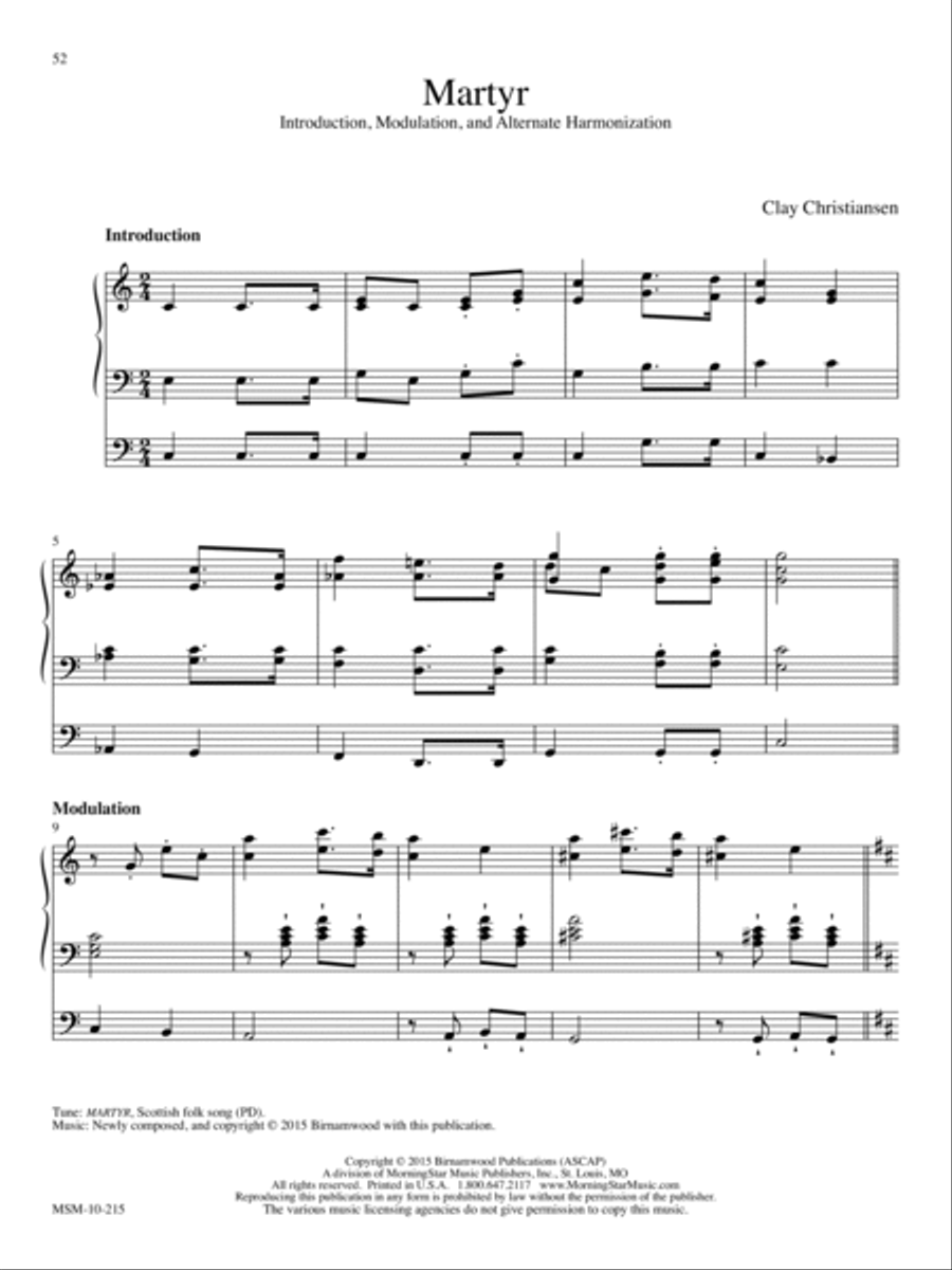Martyr Organ scores gallery preview page 1