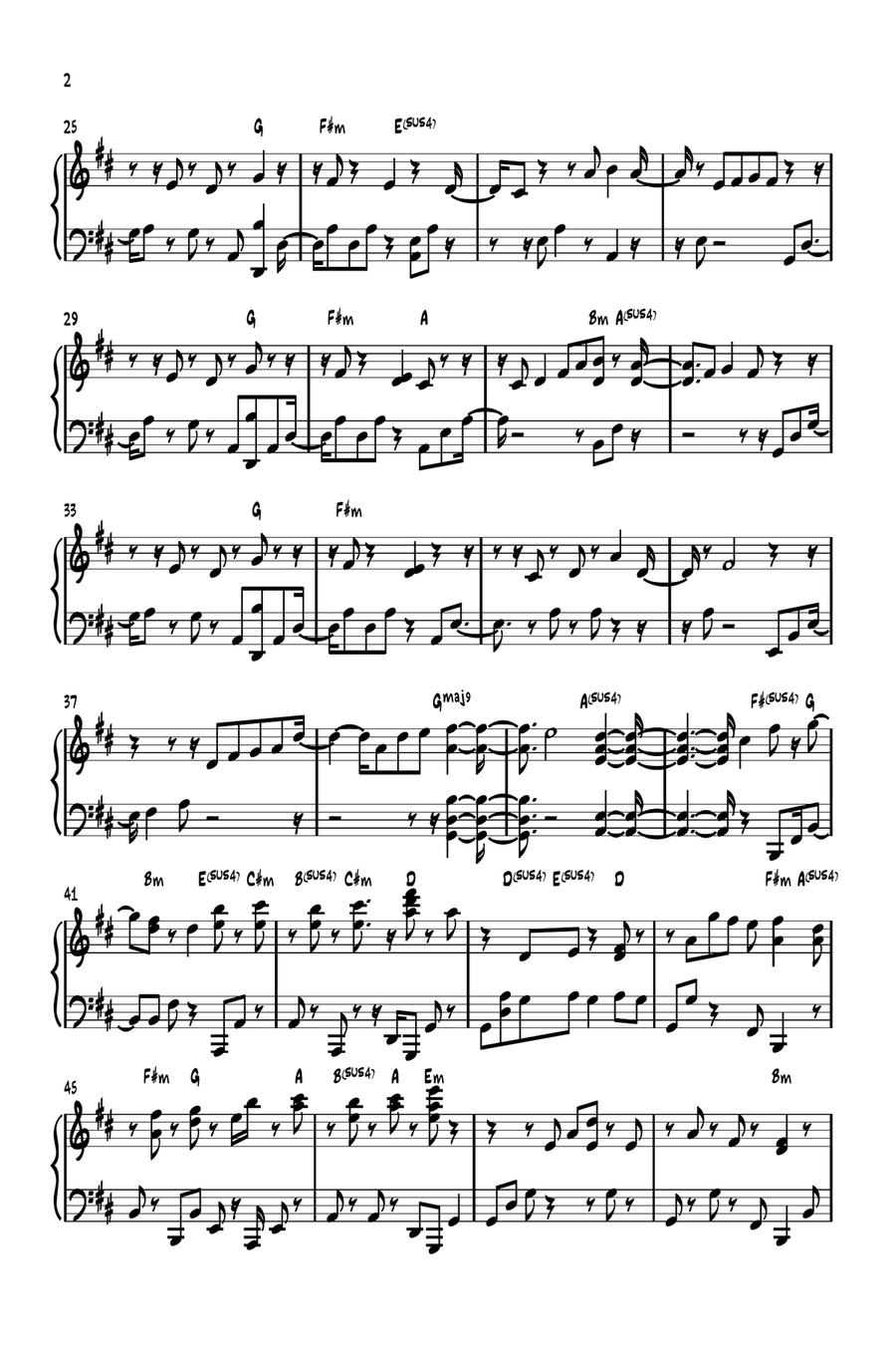 Lead Me To The Cross Easy Piano scores gallery preview page 2