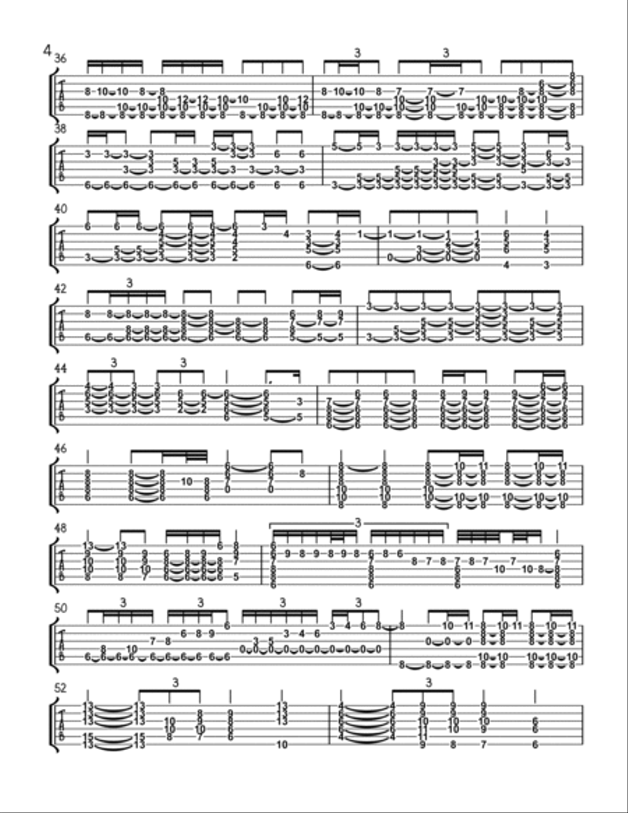 Bohemian Rhapsody Bohemian Rhapsody Electric Guitar scores gallery preview page 4