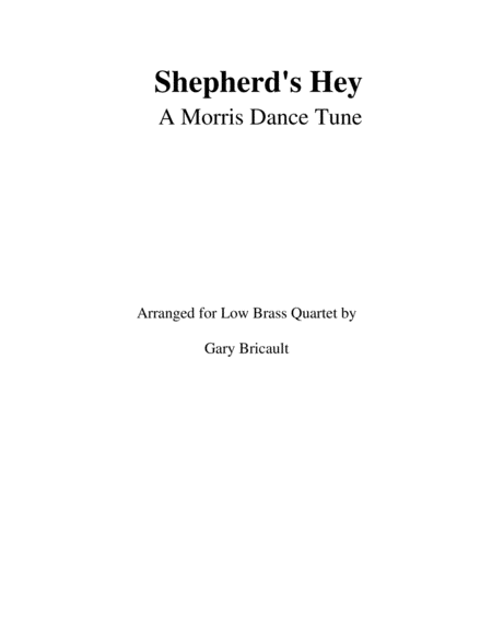 Shepherd's Hey (A Morris Dance Tune) image number null