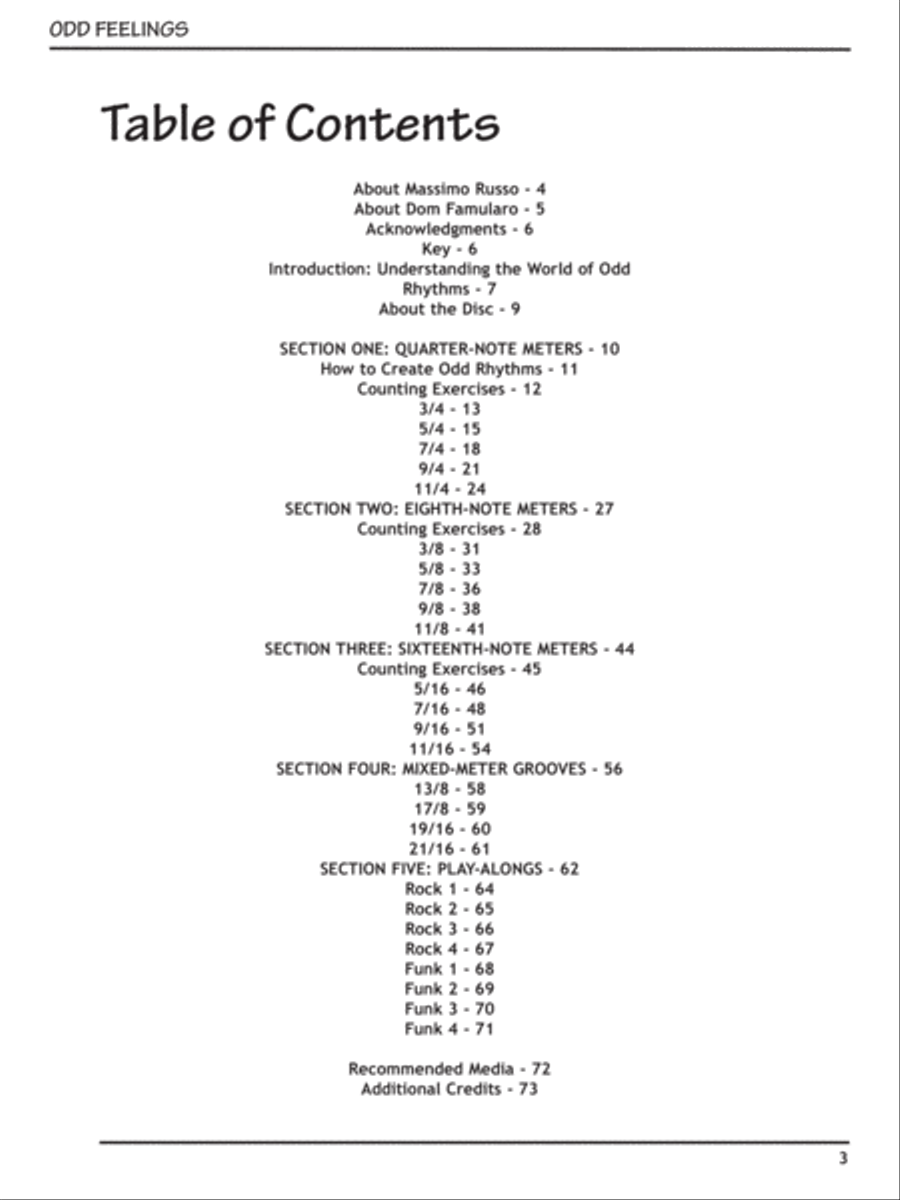 Odd Feelings Percussion scores gallery preview page 3