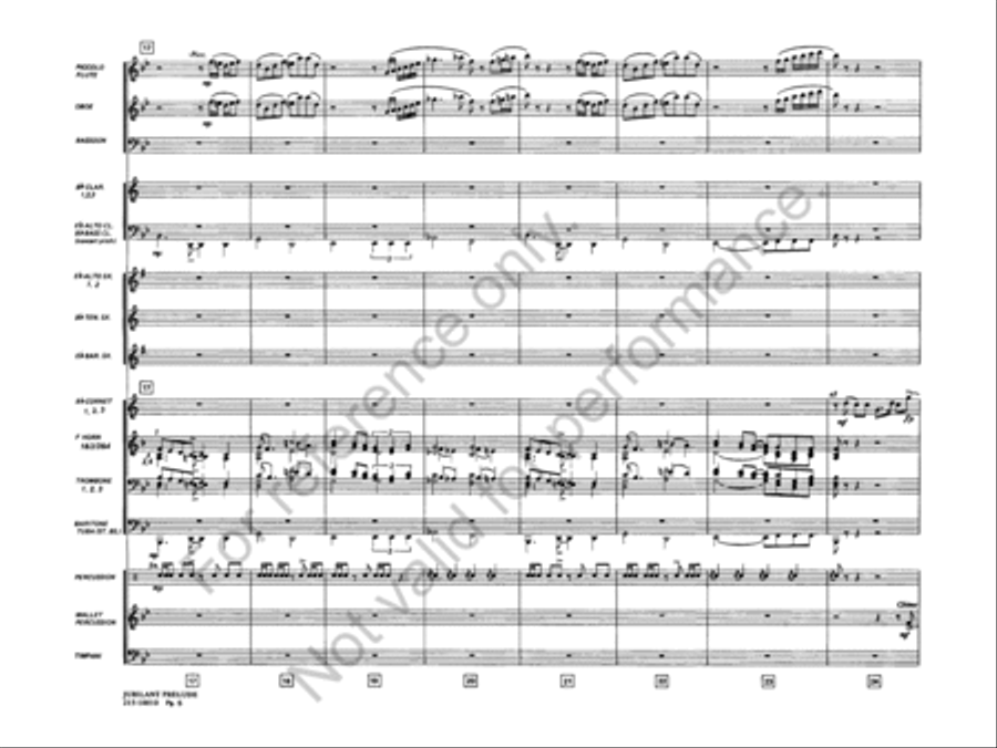 Jubilant Prelude Concert Band scores gallery preview page 6