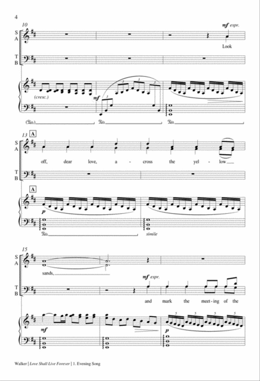 Love Shall Live Forever Divisi scores gallery preview page 4