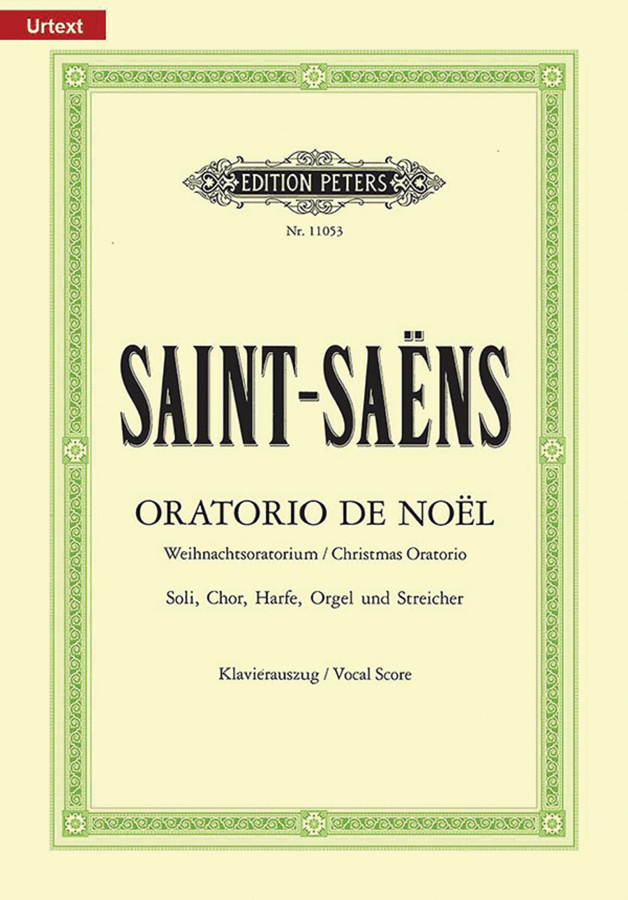 Oratorio de Noël (Christmas Oratorio) Op. 12 (Vocal Score) 4-Part scores gallery preview page 1