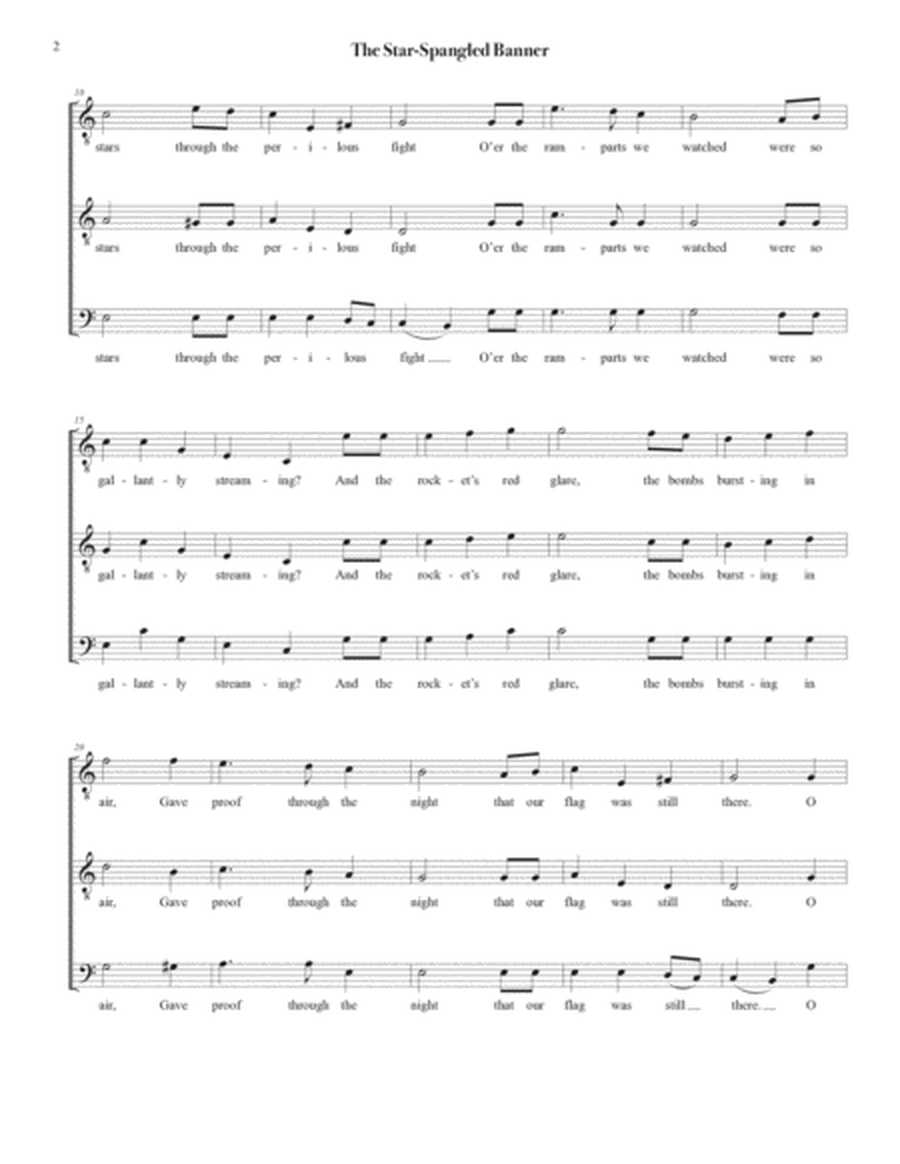 The Star-Spangled Banner for TTB a cappella image number null