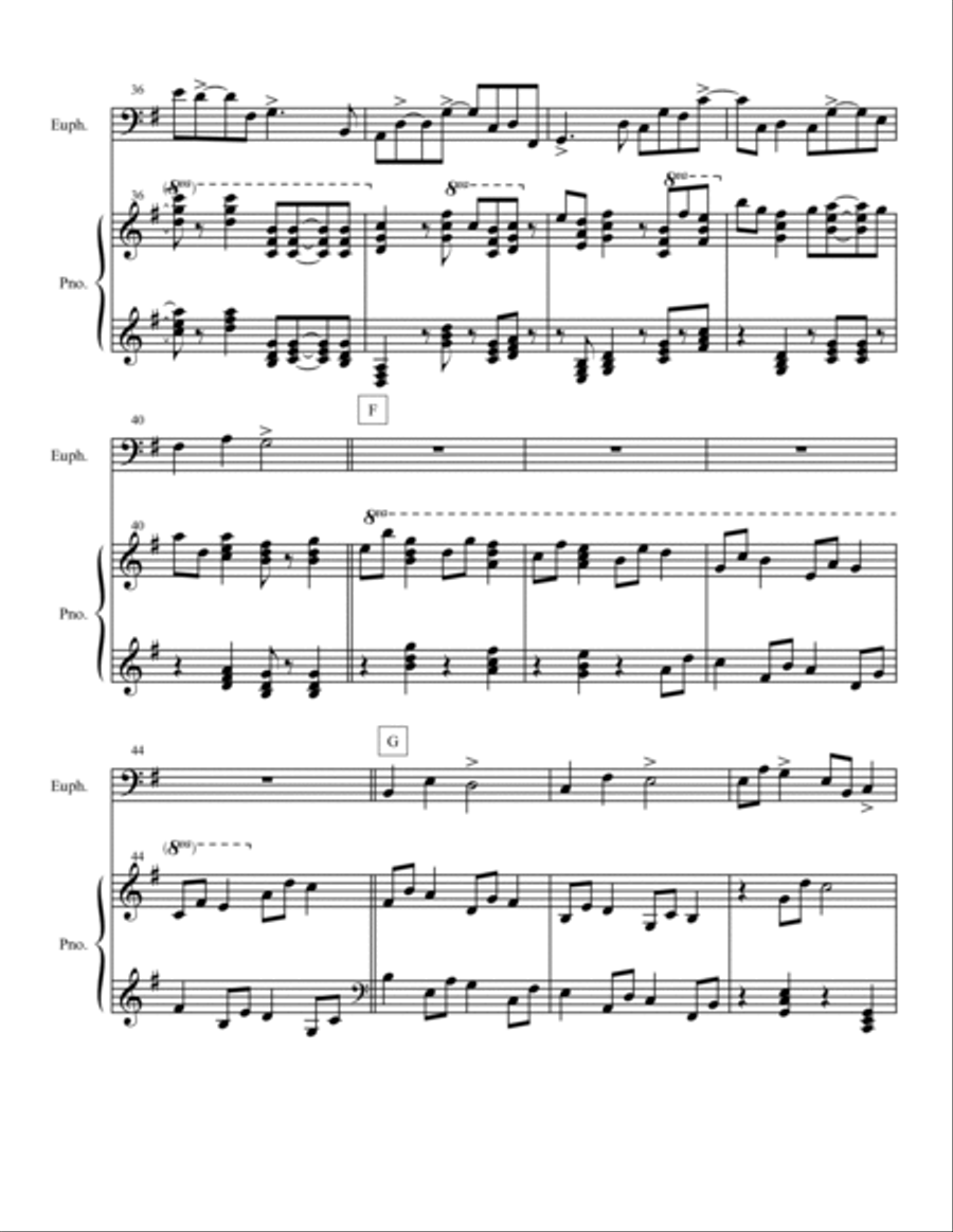 Sonatina for Euphonium Sonatina for Euphonium Euphonium scores gallery preview page 4
