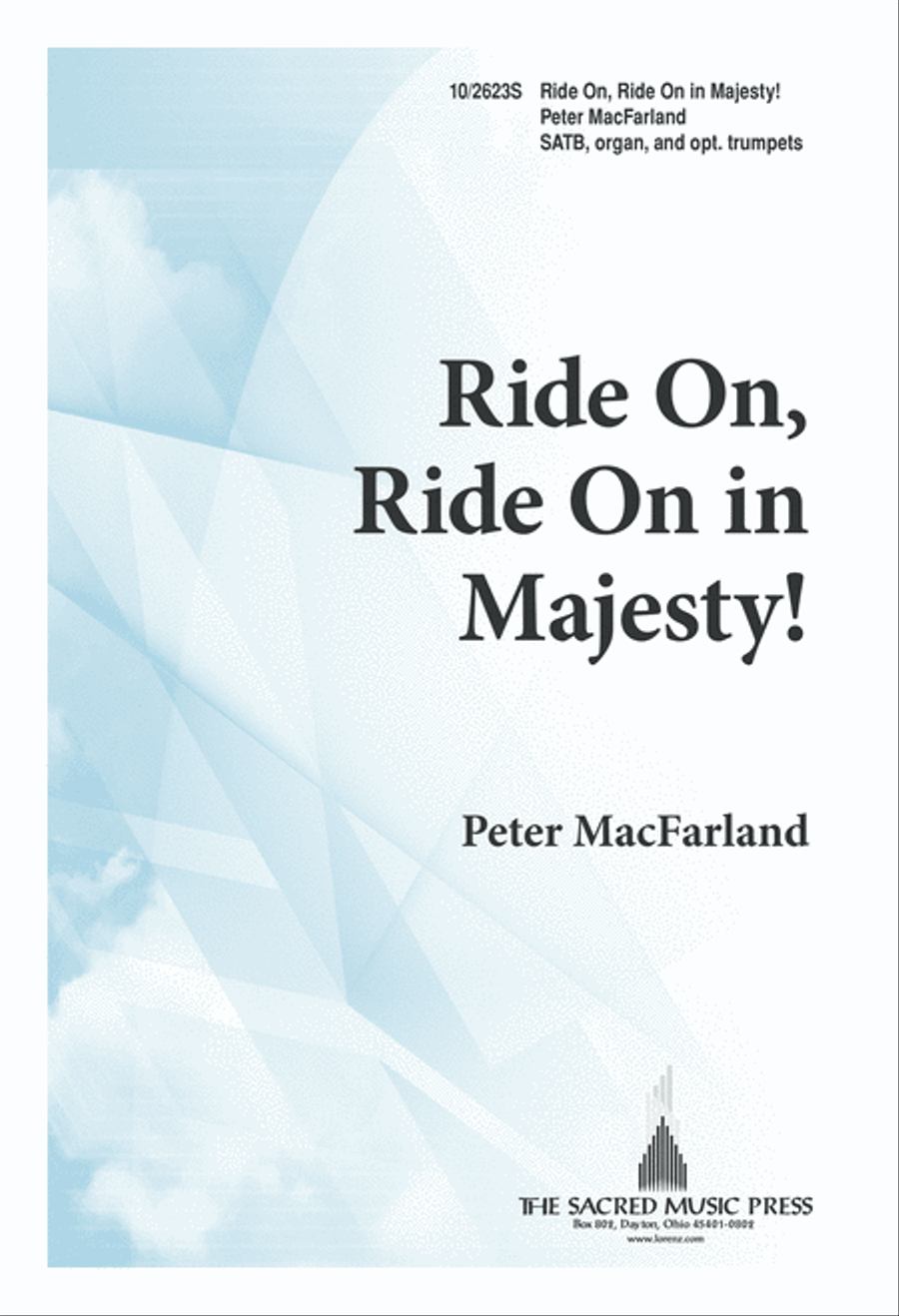 Ride on, Ride on in Majesty 4-Part scores gallery preview page 1