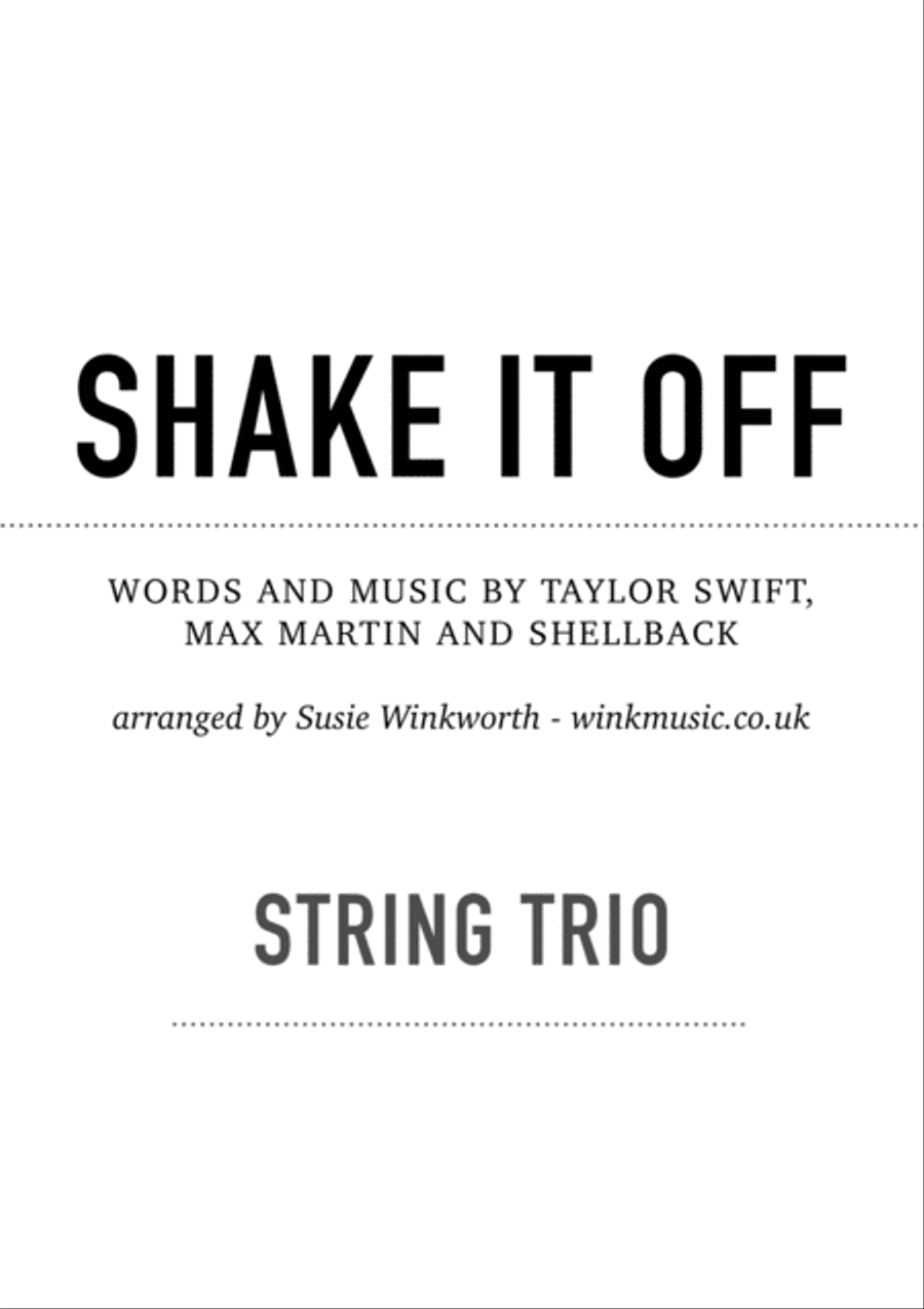 Book cover for Shake It Off