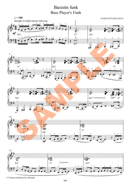 Gettin' Into Groove - Repertoire and etudes for piano