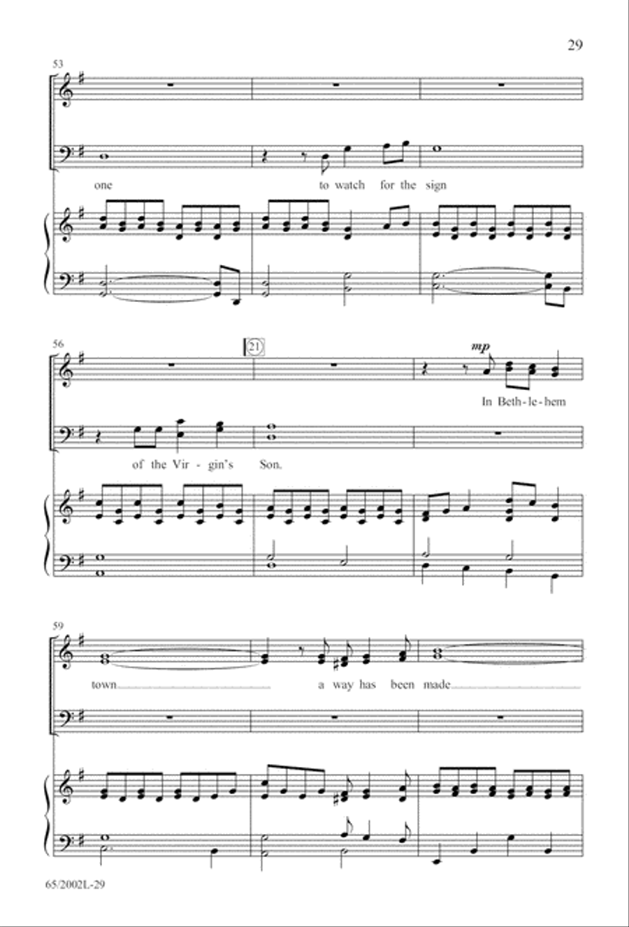 And This Shall Be a Sign And This Shall Be a Sign 4-Part scores gallery preview page 30