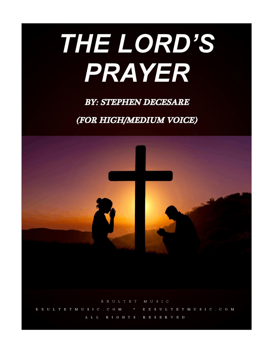 The Lord's Prayer (for High/Medium Voice) The Lord's Prayer (for High/Medium Voice) High Voice scores gallery preview page 1