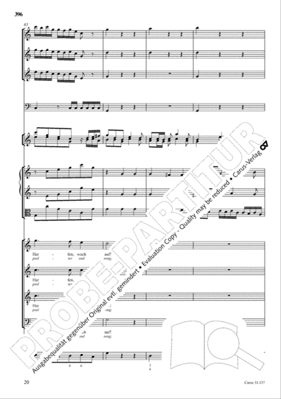 The Complete Sacred Vocal Works (Das geistliche Vokalwerk) Voice scores gallery preview page 397
