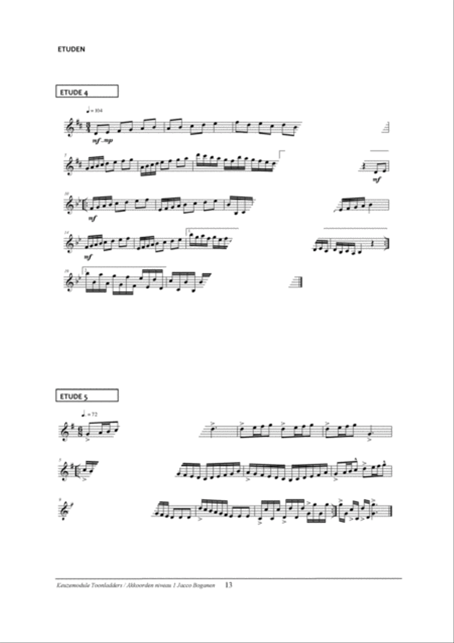 Percussion Modular: Toonladders / Akkoorden 1 Percussion scores gallery preview page 15