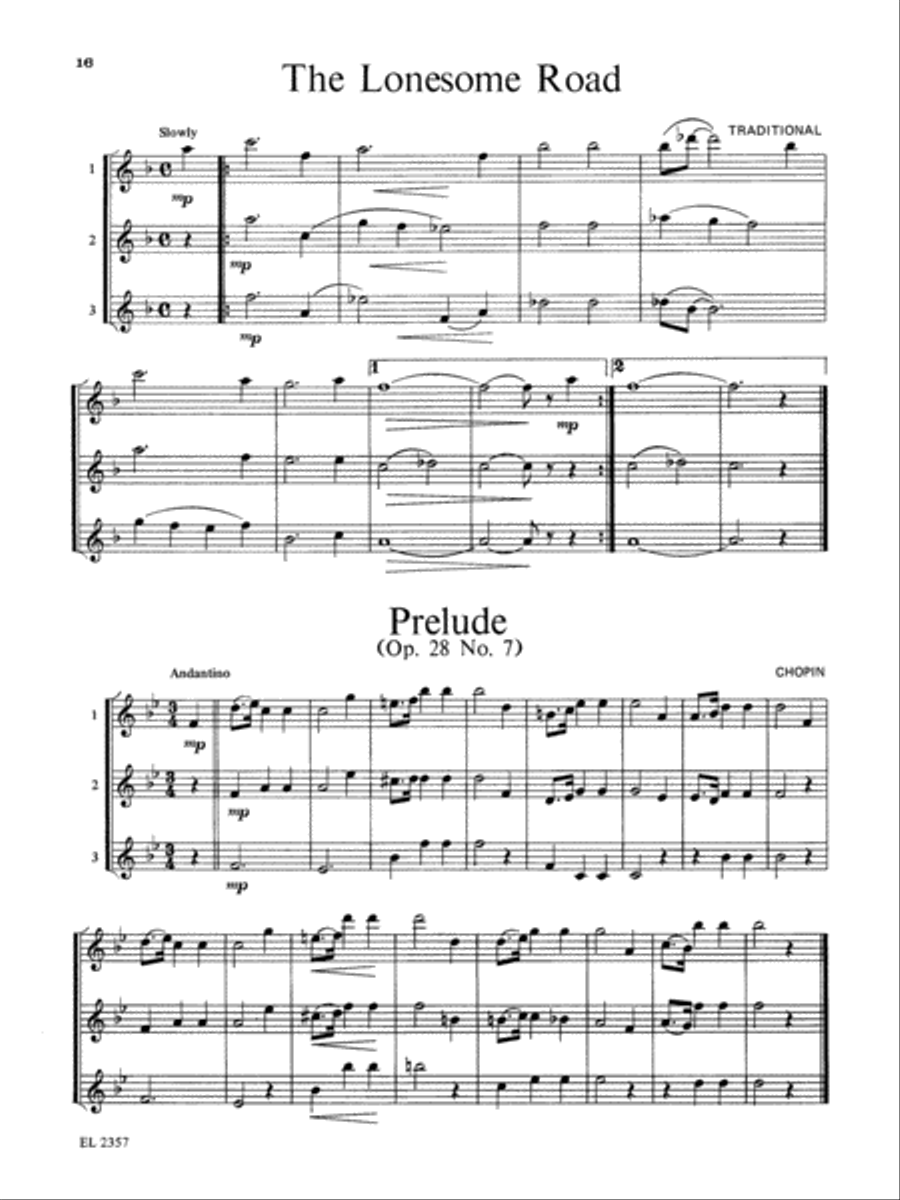 30 Plus Trios for Flute Small Ensemble scores gallery preview page 3