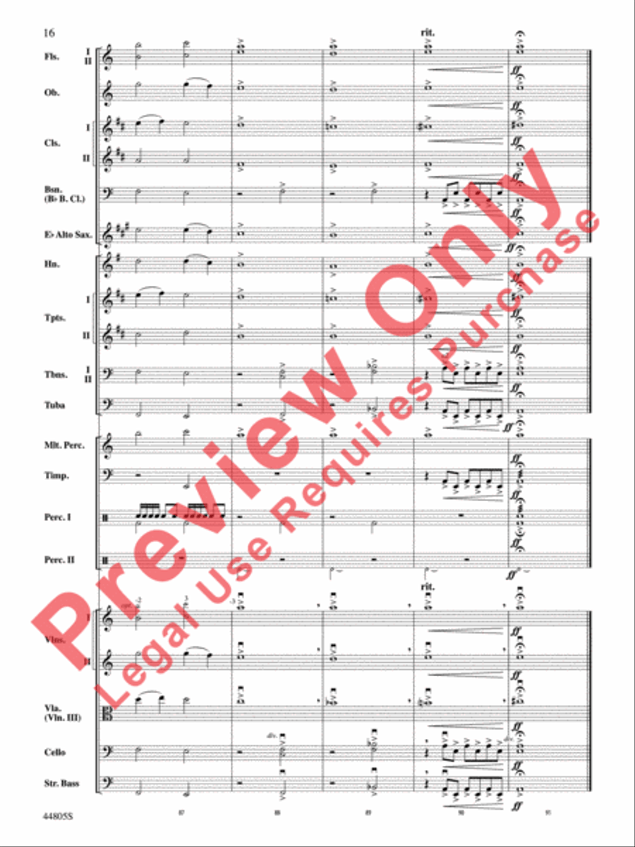 Realms of Endless Day Full Orchestra scores gallery preview page 17