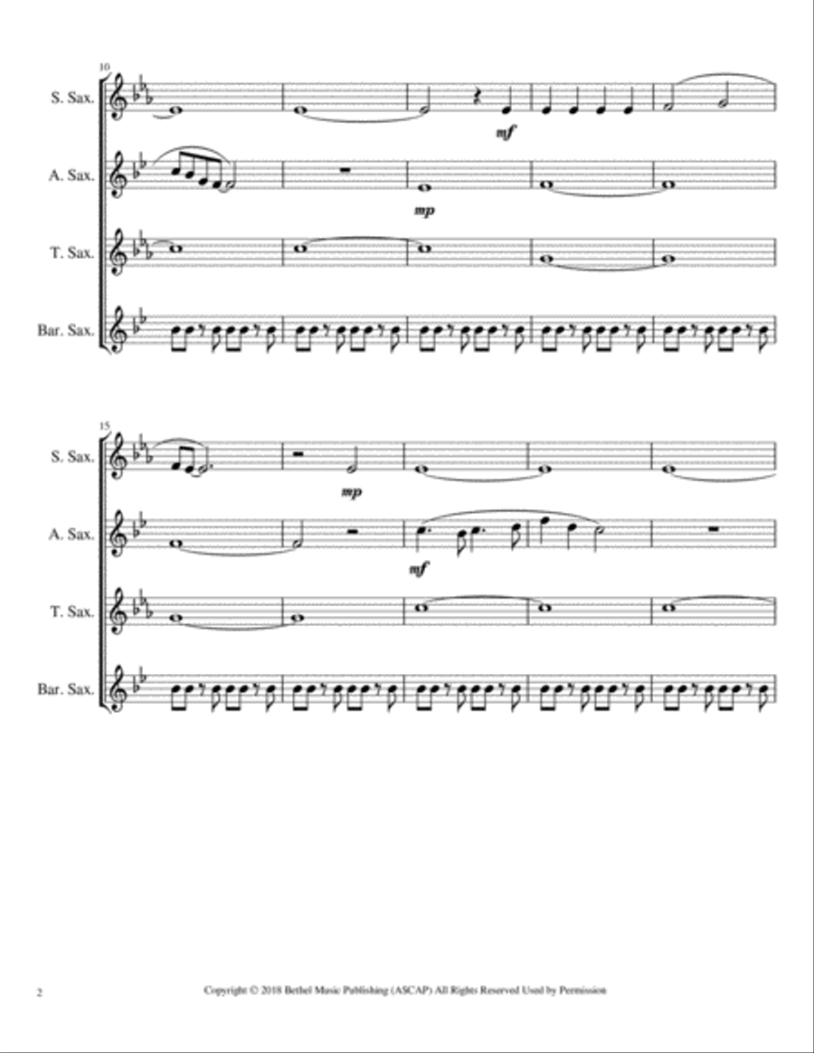Raise A Hallelujah Raise A Hallelujah Woodwind Quartet scores gallery preview page 2