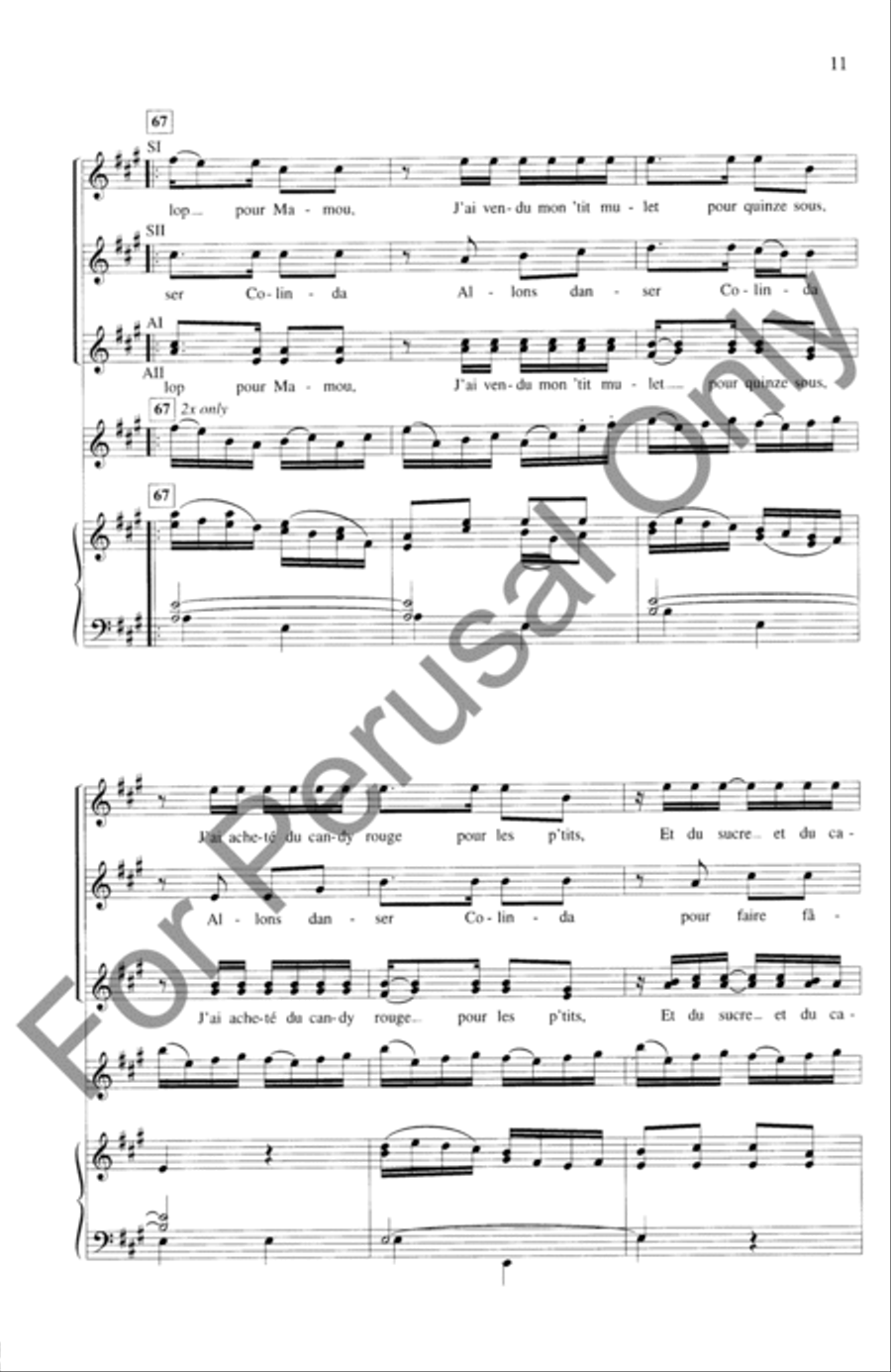 P'tit Galop, Colinda P'tit Galop, Colinda SSAA scores gallery preview page 8