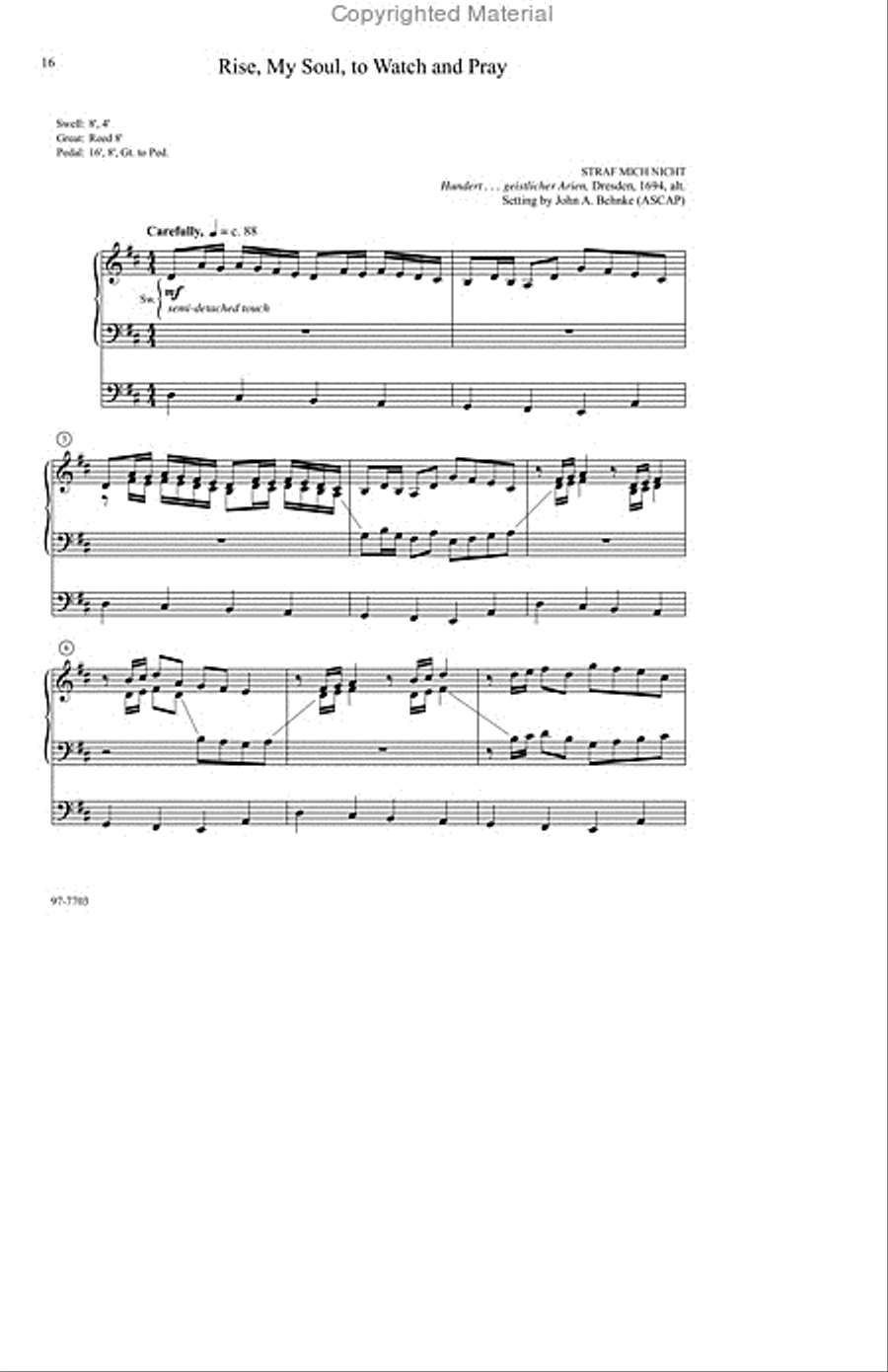 Five Preludes of Praise, Set 9 Organ scores gallery preview page 5