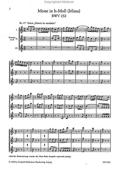 Bach-Studien Trompete: h-Moll-Messe, Magnificat, Weihnachtsoratorium