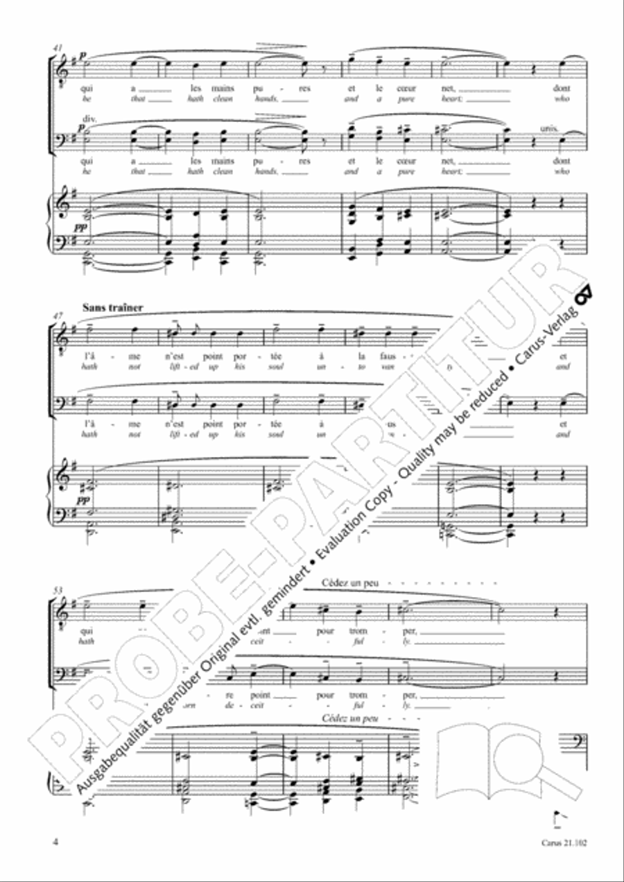Psalm 24, LB 36 Psalm 24, LB 36 4-Part scores gallery preview page 9