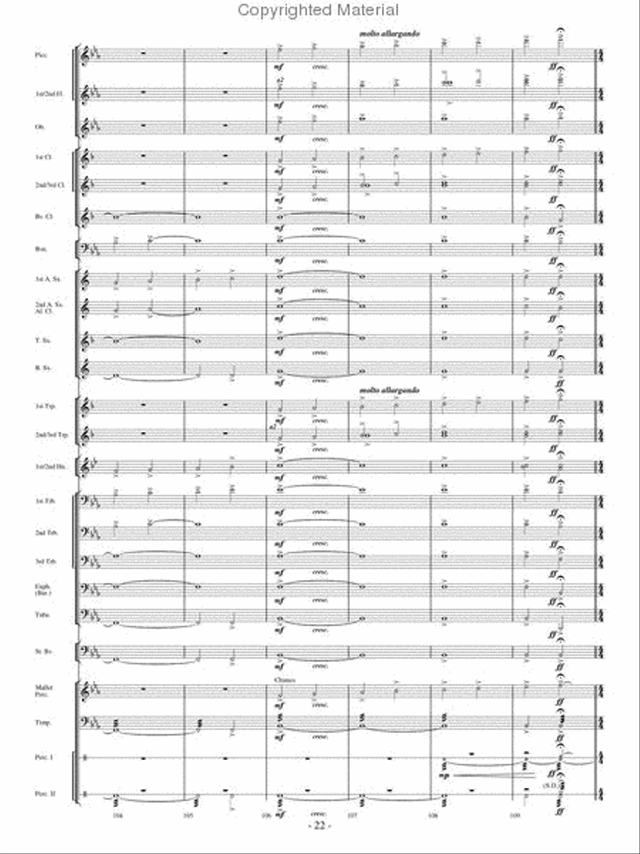 Where Eagles Soar Concert Band scores gallery preview page 21