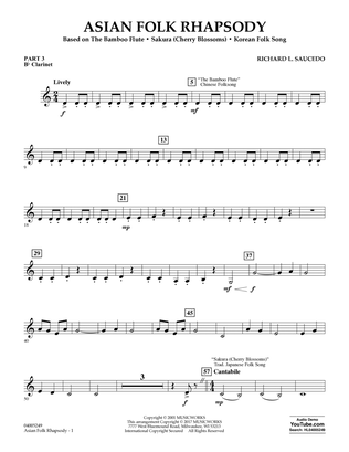 Asian Folk Rhapsody - Pt.3 - Bb Clarinet