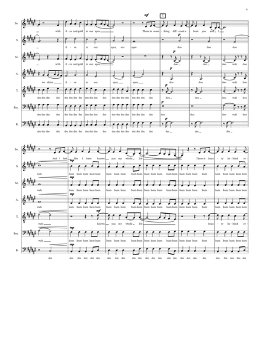 Fire N Gold Fire N Gold 4-Part scores gallery preview page 4