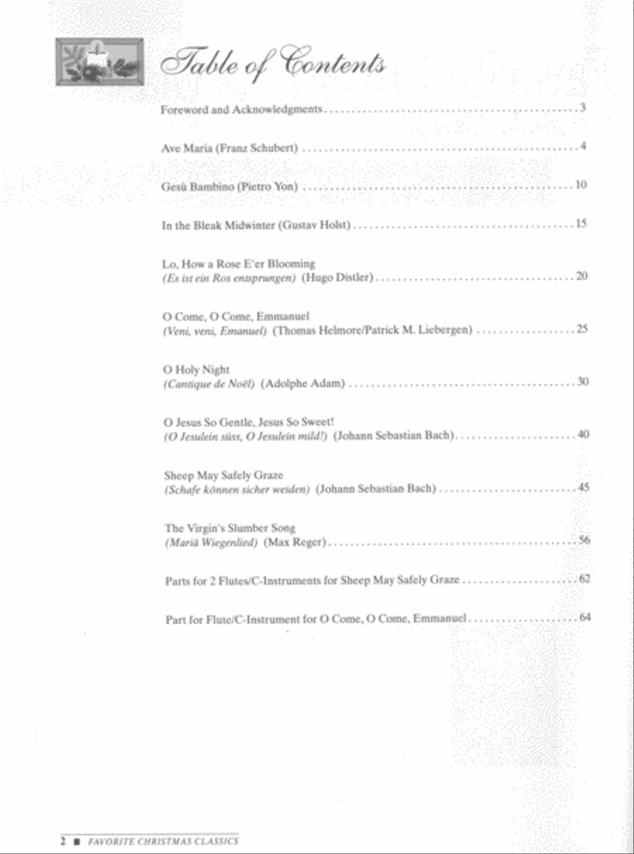 Favorite Christmas Classics for Solo Singers
