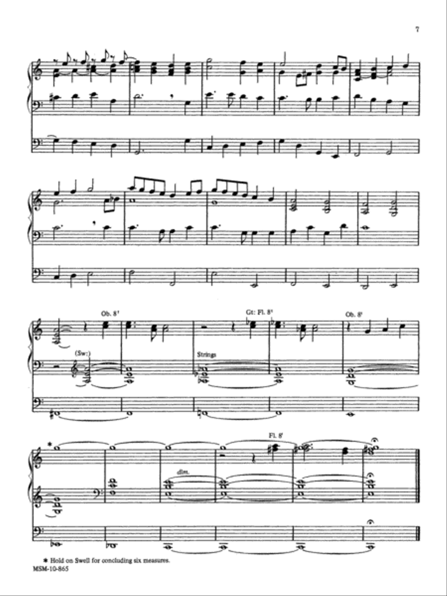 A Patriotic Suite Organ scores gallery preview page 5