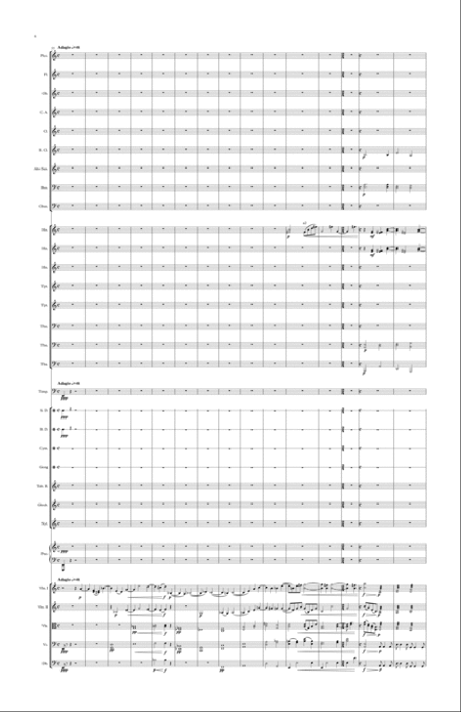 Symphony No.29 (Transformation) Score and parts Large Ensemble scores gallery preview page 6