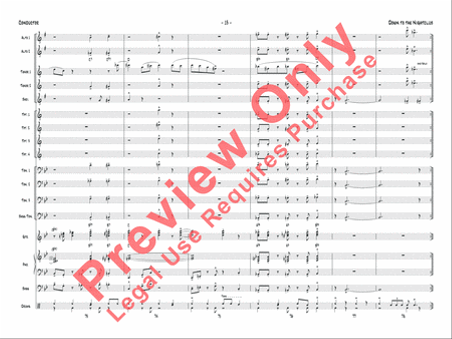 Down to the Nightclub Down to the Nightclub Jazz Ensemble scores gallery preview page 14