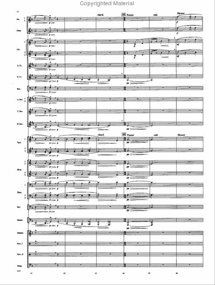 I Heard the Bells On Christmas Day Concert Band scores gallery preview page 9