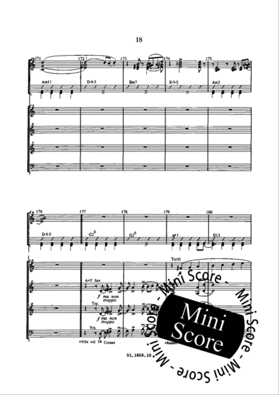 A Suite for Jazz Ensemble Concert Band scores gallery preview page 22