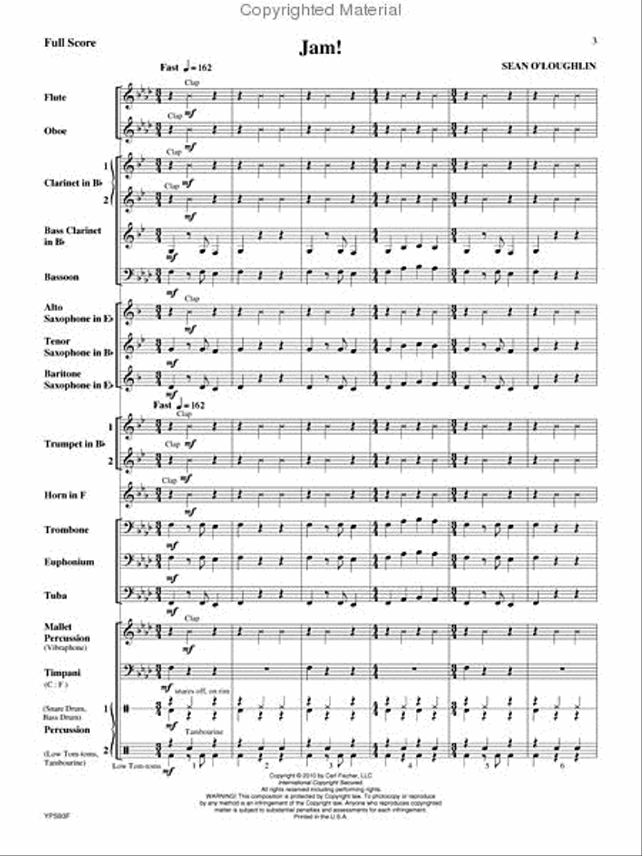 Jam! Concert Band scores gallery preview page 2