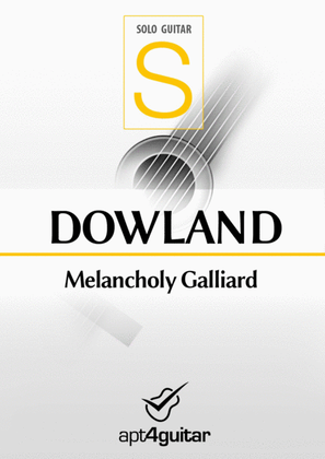 Book cover for Melancholy Galliard