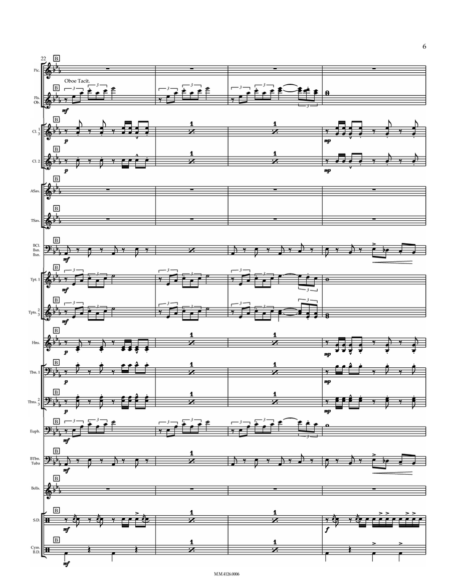 The Grand Central March Concert Band scores gallery preview page 6