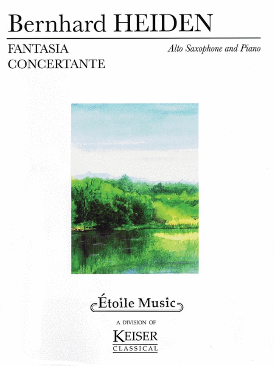 Fantasia Concertante (piano reduction) Alto Saxophone scores gallery preview page 1