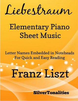 Book cover for Liebestraum Elementary Piano Sheet Music
