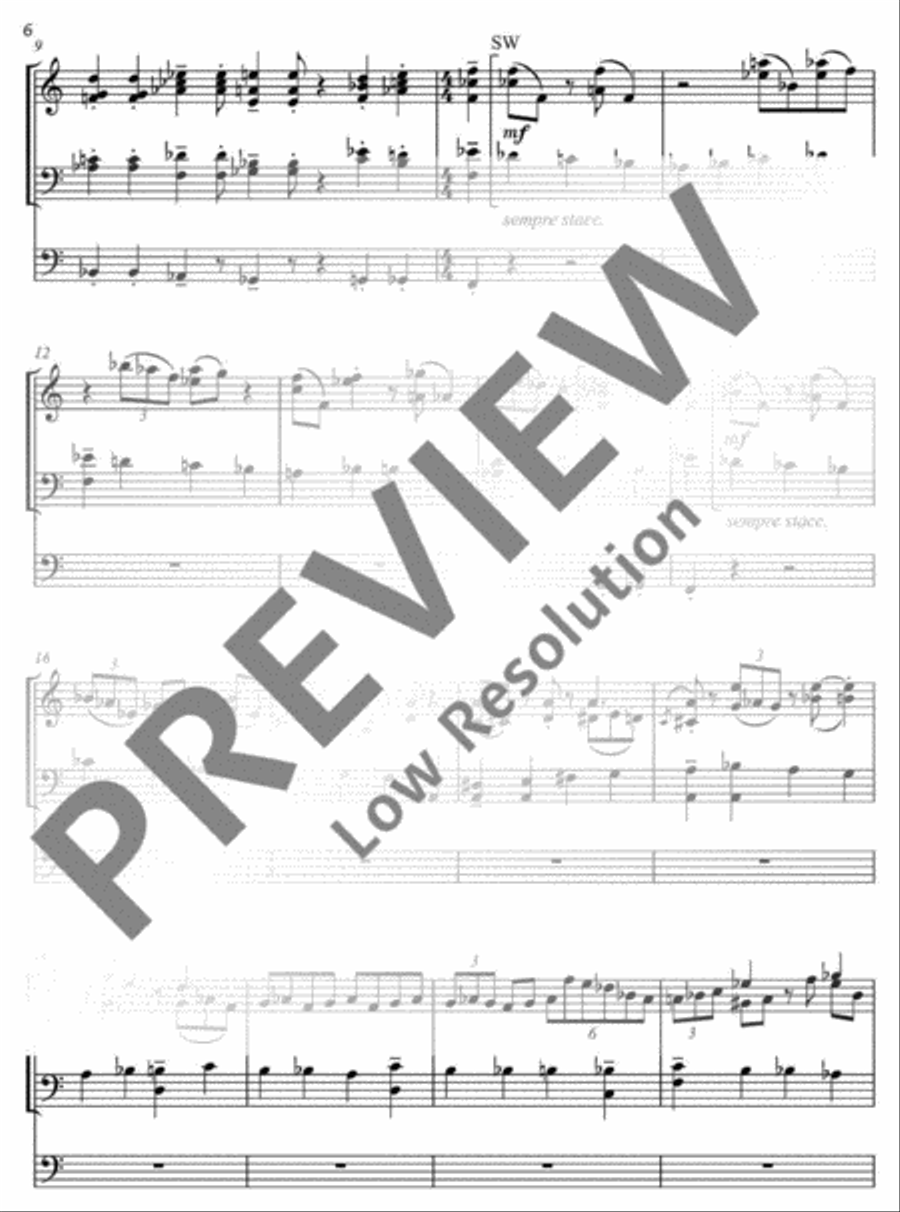 Nun danket all Organ scores gallery preview page 7