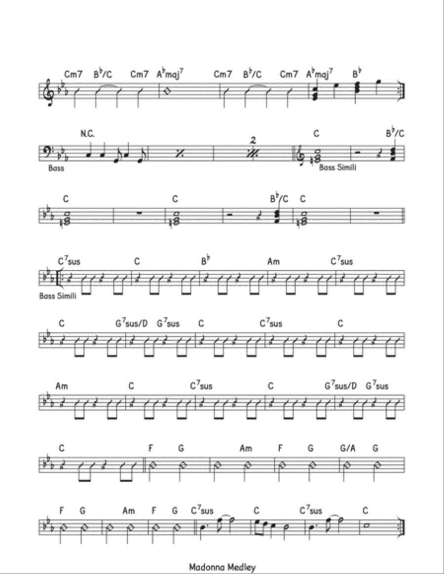 Into The Groove Into The Groove Piano, Vocal, Guitar scores gallery preview page 2