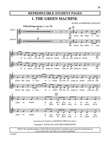 The Green Machine Team – A Mini-Musical to Recycle, Replenish, and Renew! image number null